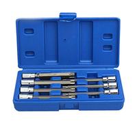 Asyduey 7 PièCes/Ensemble Ensemble D'Outils de Douille de 3/8 Pouces Ensemble de Douilles à Embout éToile Torx Extra Long T25 T30 T40 T45 T50 T55 T60 Outils à Main