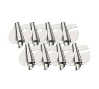 Asyduey 8 Pièces Pied D'Ourlet Roulé de Couture Universel, Pied-De-Biche à Ourlet Roulé de 3 à 10 Mm, Pied-De-Biche à Ourlet Roulé Large pour Machine à Coudre, Installation Facile et Facile à Utiliser