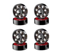 Asyduey 8 Pièces Roulements en Céramique Haute Vitesse Résistant à l'usure pour Patins à roulettes Roue Patin à roulettes Roulements Faciles à Utiliser