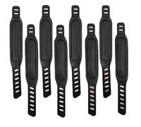 Asyduey 8 PièCes SéRies Sangles de PéDale de VéLo d'exercice, Sangles de PéDale RéGlables Sangles de PéDale de Pied pour Faire Tourner Le VéLo d'exercice à ou au Gymnase