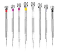 Asyduey 8 Tournevis de Précision, de Tournevis de Bijoutier, de Tournevis de Réparation de Montre 0,6-1,6 mm, Micro-Tournevis