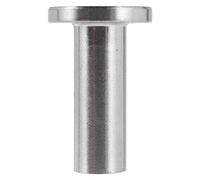 Asyduey 80 PièCes SéRies T316 Manches de Protection en Acier Inoxydable pour Kit de Garde-Corps de CâBle de Pont 1/8 Pouces pour Poteaux en Bois et en MéTal Balustrade DIY