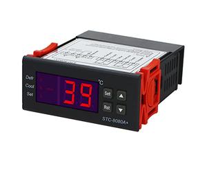 Asyduey -8080A + RéGulateur de TempéRature NuméRique 220 V RéGulateur de Stockage à Froid CongéLateur Capteur HygromèTre 40%