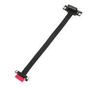 Asyduey 90 DegrÉ Pci-E Pci Express 1X À 1X Slot Riser Card Converter Adaptateur Extension Câble Adaptateur Extension Câble Pci-E X1 PlaquÉ Or pour BTC Mining