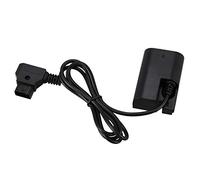 Asyduey Adaptateur de Batterie Factice EntièRement DéCodé avec Protection Contre L'Inversion de Polarité de D-Tap vers LP-E6 pour 5D II/III/Iv 5Dsr 6D 6Dii 60D 70D 80D 7D