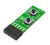 Asyduey Adaptateur de Carte de Commutation de Réinitialisation/Marche/Arrêt 2x5 Broches pour Carte Mère de PC de Bureau