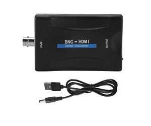 Asyduey Adaptateur de Convertisseur BNC vers CVBS BNC Coaxial 1080P Sortie HDCP Crochet CaméRa de SéCurité DVR Surveillance