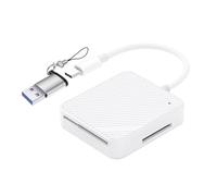 Asyduey Adaptateur du Lecteur de Carte Type-C USB Multi-Fonction 4 en 1 Type-C USB pour de Bureau