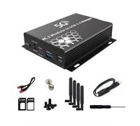 Asyduey Adaptateur sans USB 3.0 vers NGFF M.2 B-Key 1 Emplacement pour Carte SIM 4 Antennes et Étui avec Câble USB pour Modem 5G 4G LTE WWAN