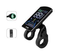 Asyduey Affichage de Vélo Électrique S-100 Contrôle D'Affichage LCD 24 V - 72 V Compteur de Vitesse Compteur de Vitesse 5 Broches Connecteur Étanche