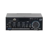Asyduey AK45ProAmplificateur Numérique 2.0 Canaux, Amplificateur Audio Home Cinéma, Bluetooth, Stéréo, Hi-FI, pour Karaoké en Voiture (UE) EU Plug