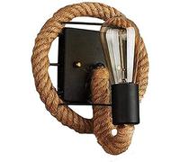 Asyduey Applique Vintage American Rope Lampe Industrielle Personnalité Bar Applique Murale en Fer Grenier AlléEs Appliques Murales (Pas de Source de LumièRe)