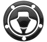 Asyduey Autocollant Protecteur de RéServoir de Tampon de RéServoir de Bouchon de RéServoir de Carburant en Fiber de pour ZX6R ZX10R Z1000 Z1000SX Z800 Z750 Z650 ER6N