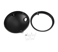 Asyduey Base de Phare de Moto 7 Pouces RéTro Base de Phare ModifiéE pour Moto Base de Coque de Phare LED