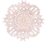 Asyduey Beaucoup Bois Sculpté Long Onlay Applique Murs de Fleurs Non Peints Armoires Type de DéCor de Porte: 15 Cm Type A