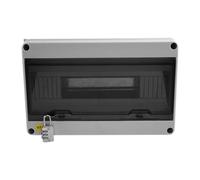 Asyduey Boîte de Jonction Étanche 15WAY IP65 de la Série HT pour en Rail DIN en Plastique ABS, Conçue pour Usage en Extérieur, pour Disjoncteur de Distribution Électrique.