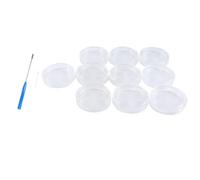 Asyduey Boîtes de en Verre de 90 Mm 10 Plaques de de Laboratoire Autoclavables avec Boucle D'Inoculation