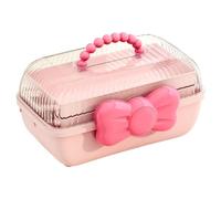 Asyduey Boîtes de Rangement pour Accessoires de Cheveux pour Enfants Colliers Bandeaux Épingles à Cheveux et Nœuds Bureau Pliable Rangement Anti-Poussière Réutilisable A