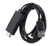 Asyduey Cable d'adaptateur USB vers Male HDTV pour 7/7plus/6s 6 Plus