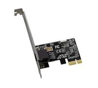 Asyduey Carte Réseau PCIE vers RJ45 Carte Réseau PCI-E Carte Réseau 10/100/1000 Mbps RJ45 PCI Express Convertisseur LAN Ethernet Gigabit Adaptateur PCIe pour Ordinateur de Bureau