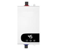 Asyduey Chauffe-Eau Électrique 4500 W - Chauffage Instantané Chauffe-Eau Électrique à Température Constante Prise UE Facile à Utiliser