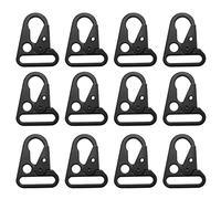 Asyduey Clip pour Agrandie de 12 PièCes Sling Clasp Olecranon Hook pour Keychain Snap Hooks Bag Couleur Noire Convient Aux Femmes ou Aux Utilisez Relaxant