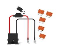 Asyduey Connecteur de Faisceau de Câbles pour Batterie Power Wheel 12 Volts SLA, avec 5 Fusibles 40 A, Également pour Batteries avec Bornes F2