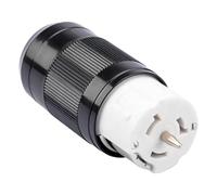 Asyduey Connecteur de Générateur 50 A NEMA SS2-50R, Connecteur à Lame Droite à 4 Broches, 3 Pôles, 4 Fils de Mise à la Terre 125 V/250 V
