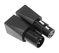 Asyduey Connecteur vers RJ45 RJ45 Ethernet vers 3 Broches XLR Ensembles D'Adaptateurs Femelles et Mâles (3PIN 1 Paire)