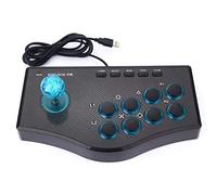 Asyduey ContrôLeur de Filaire Rocker Usb Joystick Usbf Bâton Convient pour Ordinateur Pc Manette de la Console de