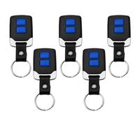 Asyduey Contrôleur de Porte Roulant sans 5PCS Garage Door Control 433MHz avec Fonction de Copie de Clone 2 Touches