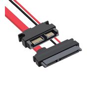 Asyduey Conversion de Lecteur Optique 22P Public vers Slimline 7+6SATA 13P pour Ordinateur Portable 7+15 Disque Dur