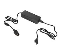 Asyduey Convertisseur d'alimentation de Voiture 12V 15A 160W 220V à 12V Adaptateur d'alimentation de Voiture Convertisseur Voiture Maison Allume-Cigare Convertisseur Prise EuropéEnnne