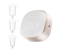 Asyduey Correcteur de Mamelon Inversé Électrique Niplette Portable Corrige les Mamelons Plats et Inversés avec Facilité pour Aider à L'Allaitement Installation Facile -A