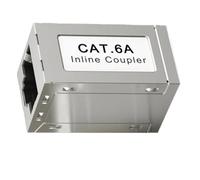 Asyduey Coupleur Blindé RJ45 à CAT6A Coupleur Ethernet Adaptateur D'Extension Ethernet Câble Ethernet Facile à Utiliser