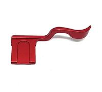 Asyduey Couvre-Griffe en Aluminium Pouce vers Le Haut PoignéE de Pouce Hotshoe pour Appareil Photo X-T30 (pour XT-10 XT20 XT3 XT2) Rouge