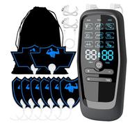 Asyduey EMS Tens Unit Stimulateur Musculaire Professionnel Masseur Électrique Portable pour les Maux de Dos, les Douleurs au Cou et les Douleurs Corporelles