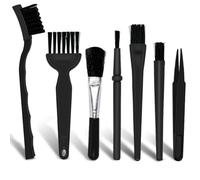 Asyduey Ensemble de Brosses Antistatiques pour Téléphone Portable, Brosse de Nettoyage pour Clavier Numérique, Brosse de Nettoyage et D'Élimination de la Poussière des Circuits Imprimés