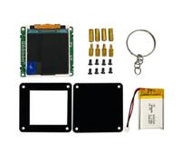 Asyduey ESP32 C3 Portable Pendentif Bureau Petits Ornements 1,44 Pouces Écran LCD Bagage à Main Mini TV Lvgl Spaceman St7735 Écran SPI