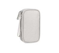 Asyduey Étui de Rangement de Câble Portable Étanche Chargeur de Ligne de Données USB Organizador pour Organisateur Électronique de Voyage Gris