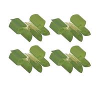 Asyduey Fausses Feuilles Artificielles pour DéCorations de Roses - 36 Feuilles de Fleurs de Roses en Soie avec des Tiges Flexibles de Vignes RéAlistes