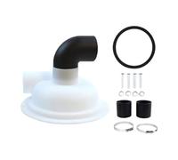 Asyduey Filtre Cyclonique Collecteur de Poussière pour le Travail Du Bois avec Coude Construction de Couvercle de Séparateur Cyclonique en Aggloméré pour Aspirateur