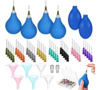 Asyduey Fournitures D'Outils de Poterie Applicateur de Précision en Céramique Ensemble D'Outils en Argile de 3 Oz Applicateur de Pointe de Précision pour Glaçage de Bouteille de Poterie