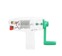 Asyduey GéNéRateur à Manivelle pour Enfants 6.3V 0.2A GéNéRateur D'éLectricité Alimentation de Secours Dynamo MéCanique pour la Science des Enfants