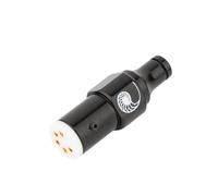Asyduey HiFi Vinyle LP Phono Five-Pin 5pin DIN Fiche Siège DIN pour AMP Audio Tonearm Ligne Tonearm Ligne Câble de Signal
