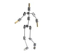 Asyduey Kit D'Armature - Squelette de Marionnette en Métal à Monter Soi-Même, Facile à Assembler, de Personnage Animé, pour Animation en Stop Motion