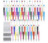 Asyduey Kit de 150 Stylos à Bille Multicolores à Faire Soi-Même, avec Recharges et, pour Étudiants et Adolescents.