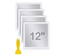Asyduey Kit de Réparation de Plaques de Plâtre Patch de Réparation Auto-Adhésif avec Grattoir