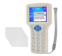 Asyduey Lecteur de Carte RFID NFC Intelligent + Duplicateur de Carte RFID 5XUID 125K 13,56MHz IC/ID Écrivain de Clés Programmeur RFID Réplicateur de Clés