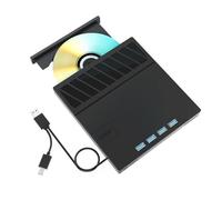 Asyduey Lecteur Optique Blu-Ray Externe de Multiplication USB 3.0 Type-C Lecteur CD/DVD/BD -/+RW Graveur Graveur pour Ordinateur Portable
